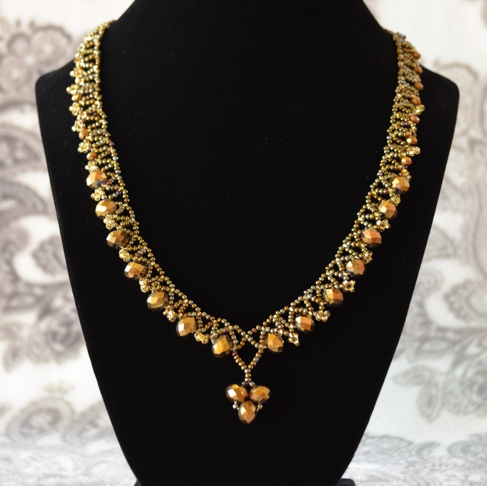 Vintage Style Beaded Necklace